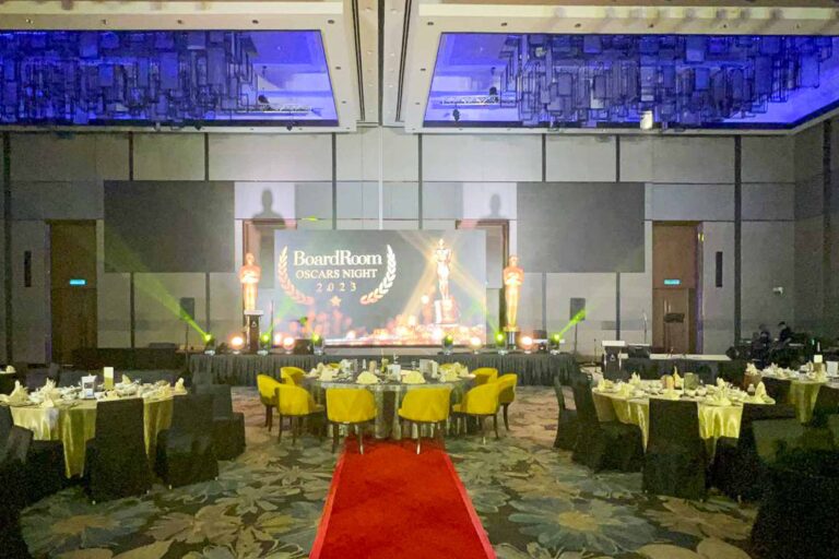 Event / Rental LED Screen at Boardroom Oscar dinner night 2023, AVANTÉ Hotel