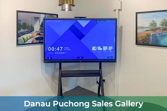 VEXO Smart Interactive Panel at Danau Puchong Sales Gallery