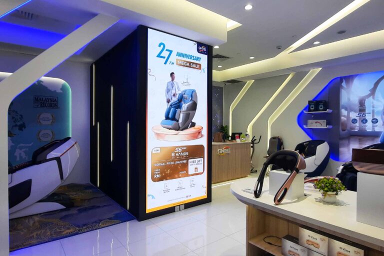 Indoor LED Screen at Gintell, Pavilion Damansara heights