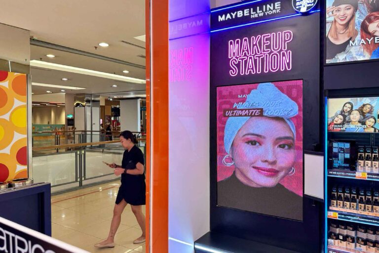 Indoor LED Screen at Guardian, One Utama