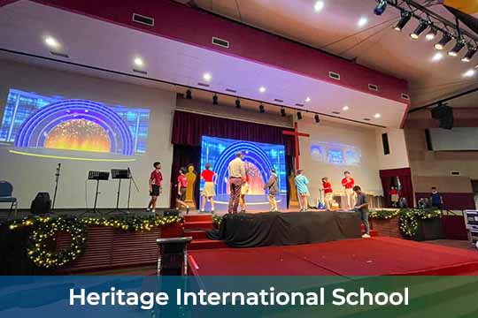Event / Rental LED Screen at Heritage International School, Petaling Jaya, Selangor