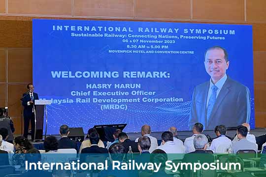Event / Rental LED Screen at International Railway Symposium, Movenpick Hotel And Convention Centre KLIA, Sepang
