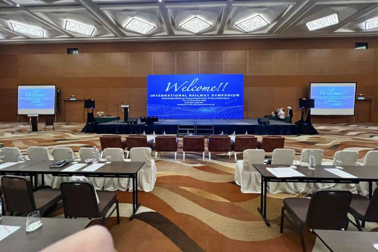 Event / Rental LED Screen at International Railway Symposium, Movenpick Hotel And Convention Centre KLIA, Sepang