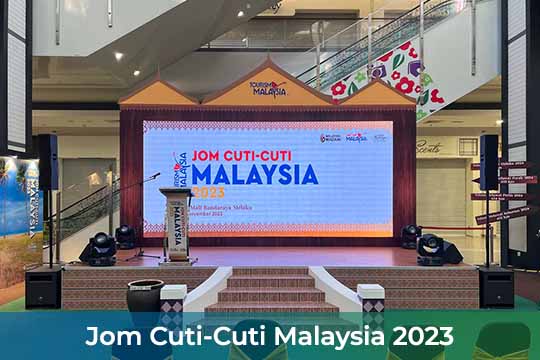 Event / Rental LED Screen at Jom Cuti-Cuti Malaysia 2023 AEON MALL Bandaraya Melaka