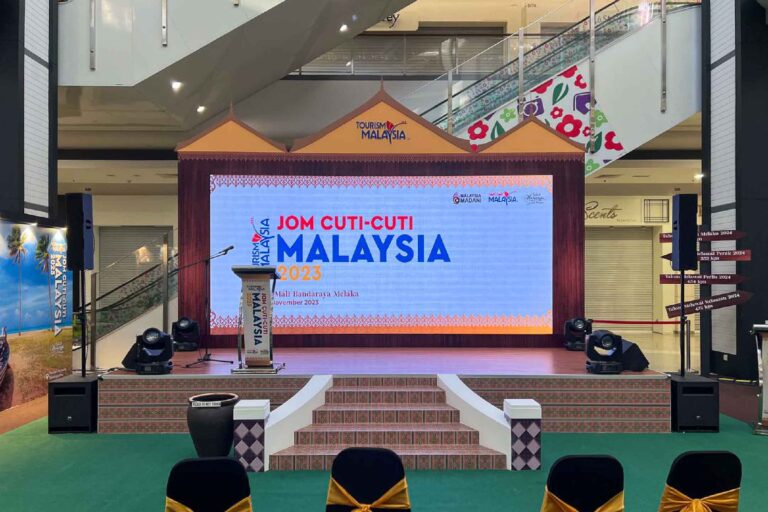 Event / Rental LED Screen at Jom Cuti-Cuti Malaysia 2023 AEON MALL Bandaraya Melaka
