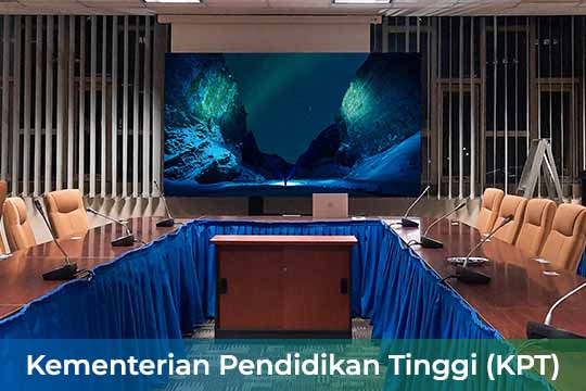 Indoor LED Screen at Kementerian Pendidikan Tinggi (KPT), Putrajaya