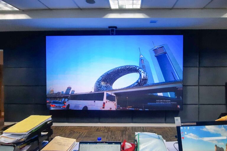 Indoor LED Screen at Malaysian Immigration Department, Putrajaya