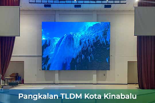 Indoor LED Screen at Pangkalan TLDM Kota Kinabalu
