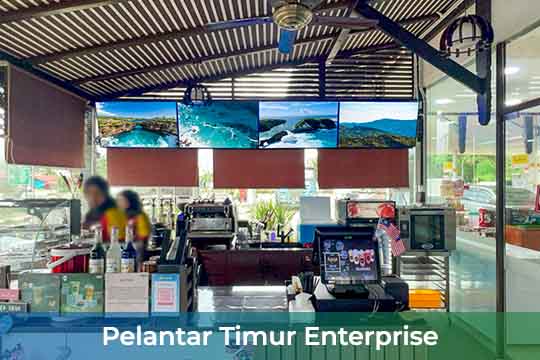 VEXO Digital Kiosk / Smart Digital Signage at Pelantar Timur Enterprise