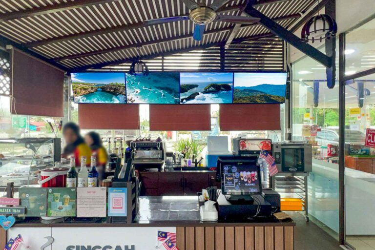 VEXO Digital Kiosk / Smart Digital Signage at Pelantar Timur Enterprise