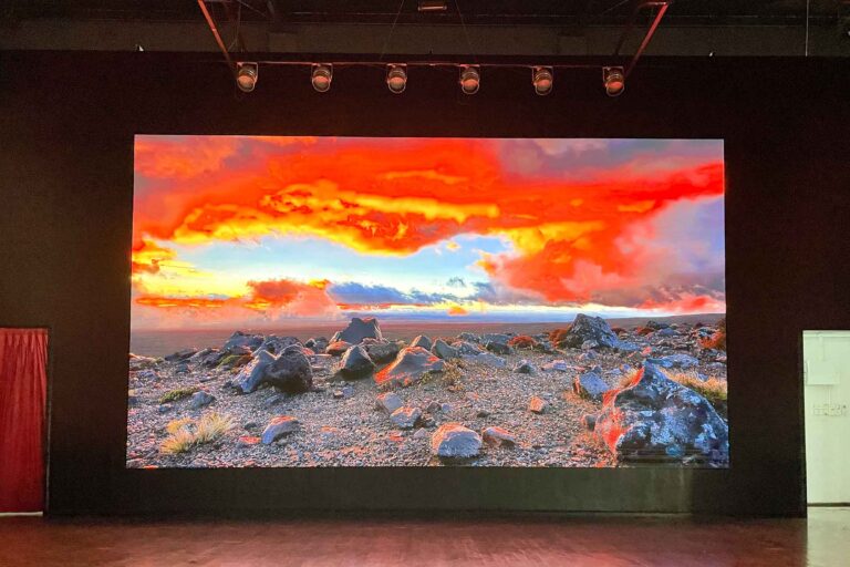 Indoor LED Screen at SJK (C) Chi Wen, Labuan