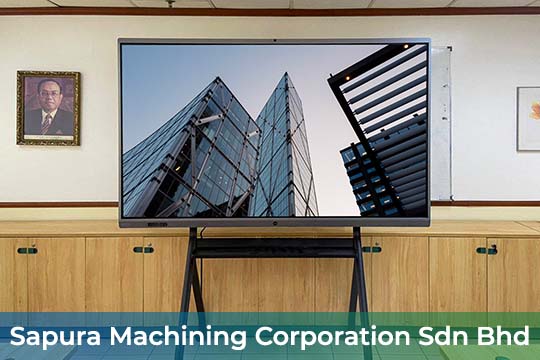 VEXO Smart Interactive Panel at Sapura Machining Corporation Sdn Bhd