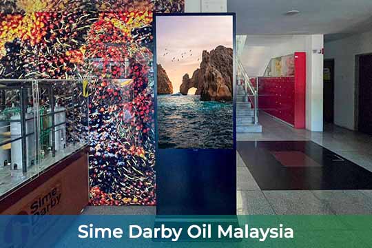 VEXO Digital Kiosk / Standee at Sime Darby Oil Malaysia