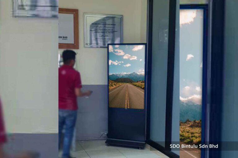 VEXO Digital Kiosk / Standee at Sime Darby Oil Malaysia