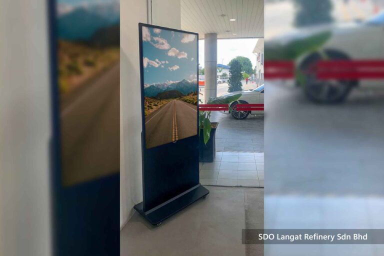 VEXO Digital Kiosk / Standee at Sime Darby Oil Malaysia