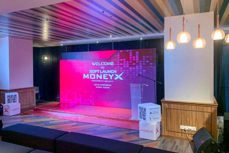 Event / Rental LED Screen at Soft Launch MoneyX, Vertical Corporate Tower, Kuala Lumpur