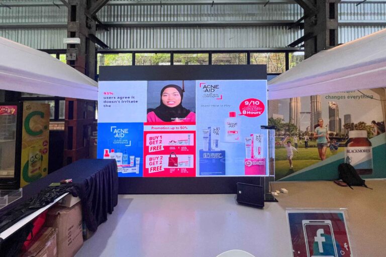 Event / Rental LED Screen at Watsons Get Active Carnival 2023, Sentul Depot