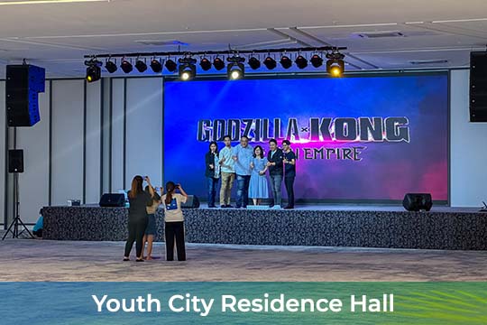 Indoor LED Screen at Youth City Residence Hall, Nilai
