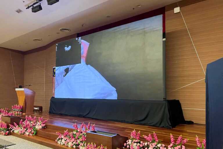 Event / Rental LED Screen at Product Launching, Auditorium Perdana Hospital Tunku Azizah