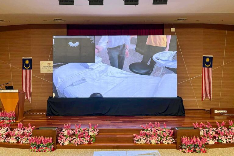 Event / Rental LED Screen at Product Launching, Auditorium Perdana Hospital Tunku Azizah