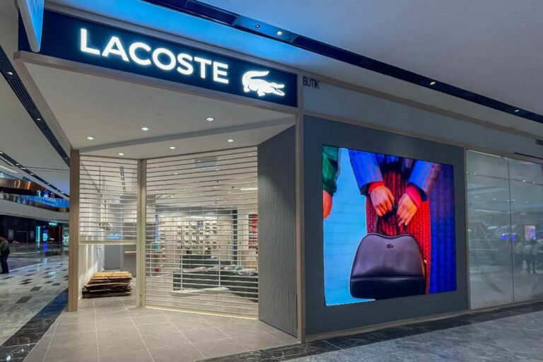 Indoor LED Screen at Lacoste, The Exchange TRX