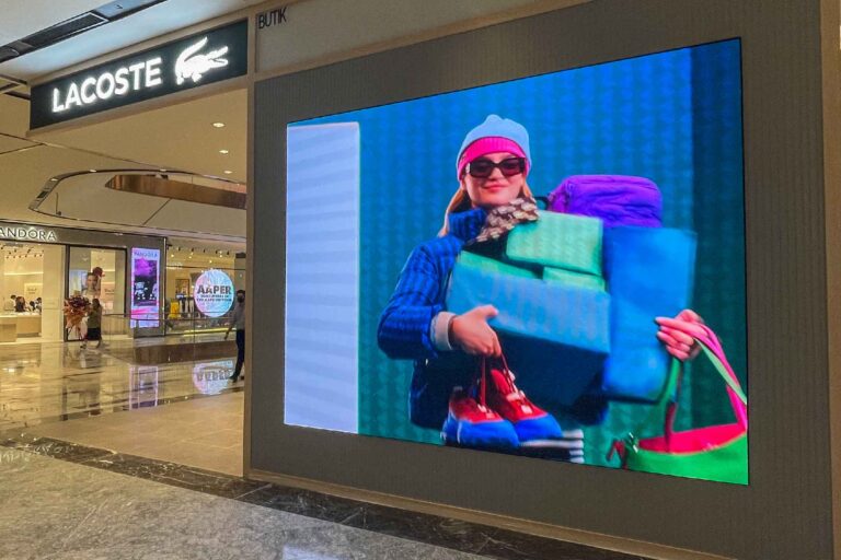 Indoor LED Screen at Lacoste, The Exchange TRX