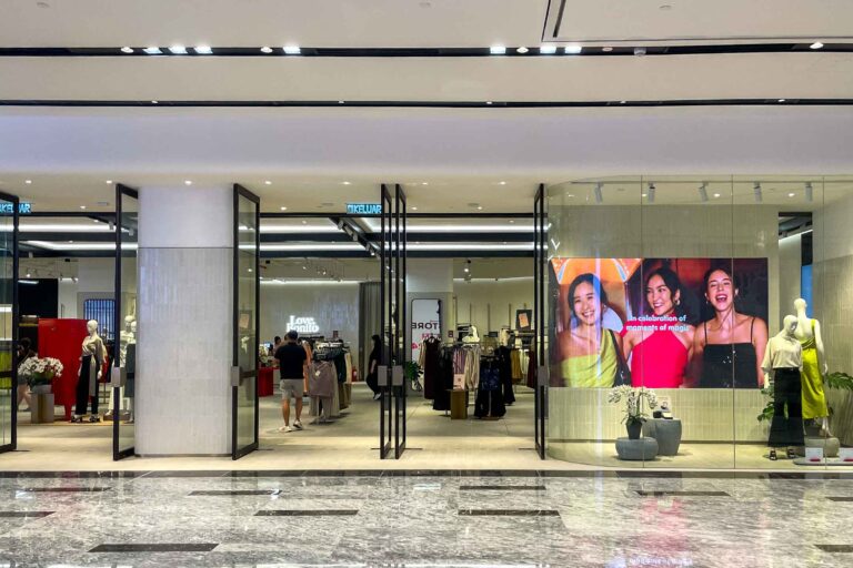 Indoor LED Screen at Love, Bonito, The Exchange TRX