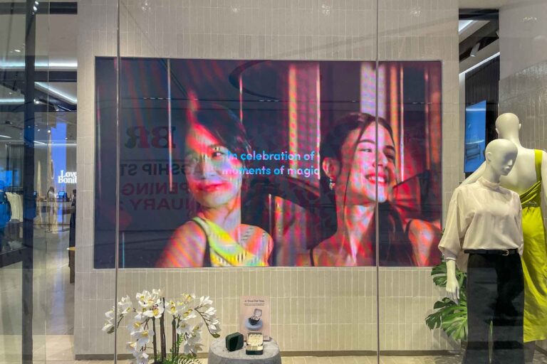 Indoor LED Screen at Love, Bonito, The Exchange TRX