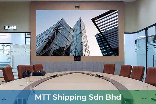 VANTA COB microLED Screen at MTT Shipping Sdn Bhd, Petaling Jaya
