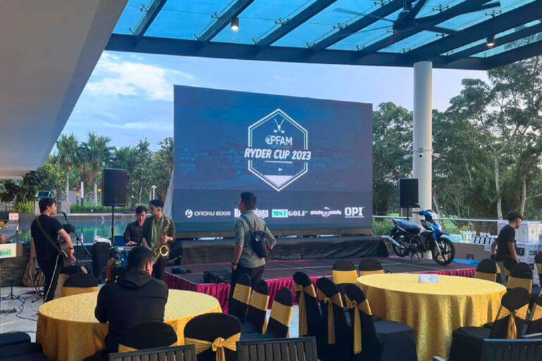 Event / Rental LED Screen at PFAM Ryder Cup 2023, Amverton Cove Golf & Island Resort