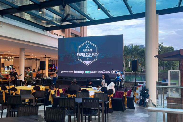 Event / Rental LED Screen at PFAM Ryder Cup 2023, Amverton Cove Golf & Island Resort