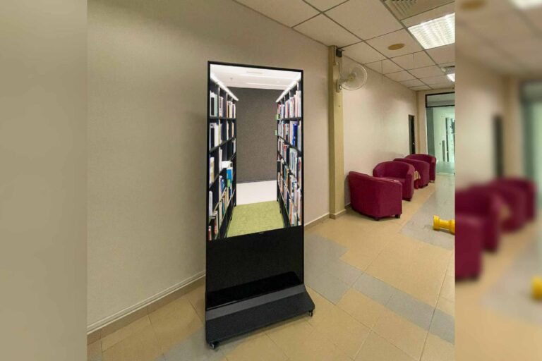 Interactive Touch-screen Kiosk / Standee at Perpustakaan Negeri Melaka