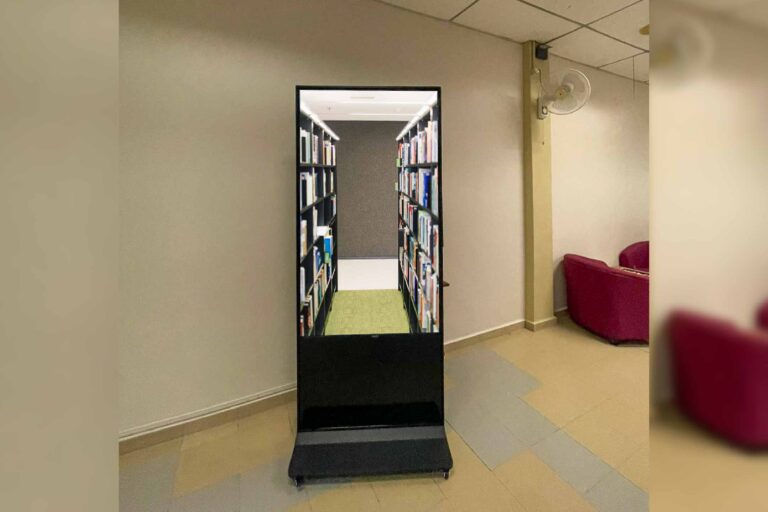 Interactive Touch-screen Kiosk / Standee at Perpustakaan Negeri Melaka