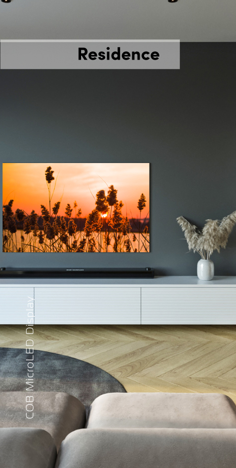 VANTA COB microLED Display commonly use in residence