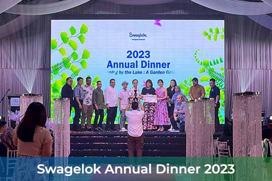 Event / Rental LED Screen at Swagelok Annual Dinner 2023, The Hub @ A-Park, Puchong
