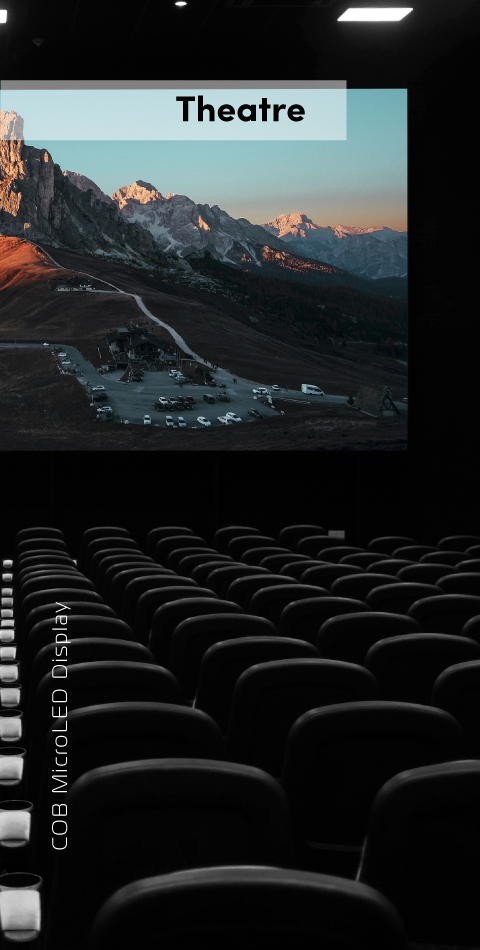 VANTA COB microLED Display commonly use in theatre