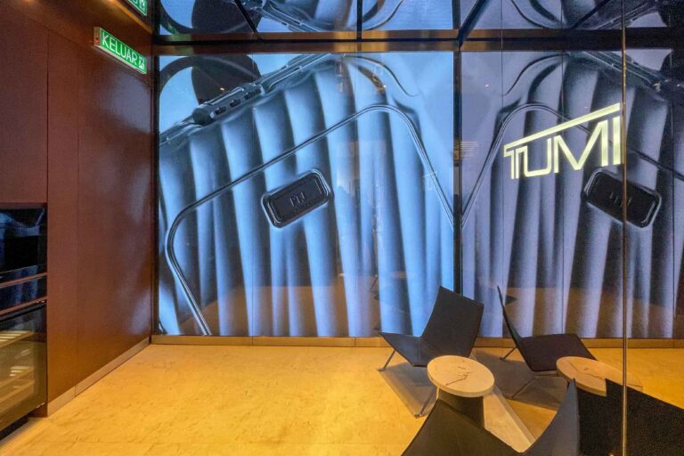 Indoor LED Screen at Tumi, The Exchange TRX