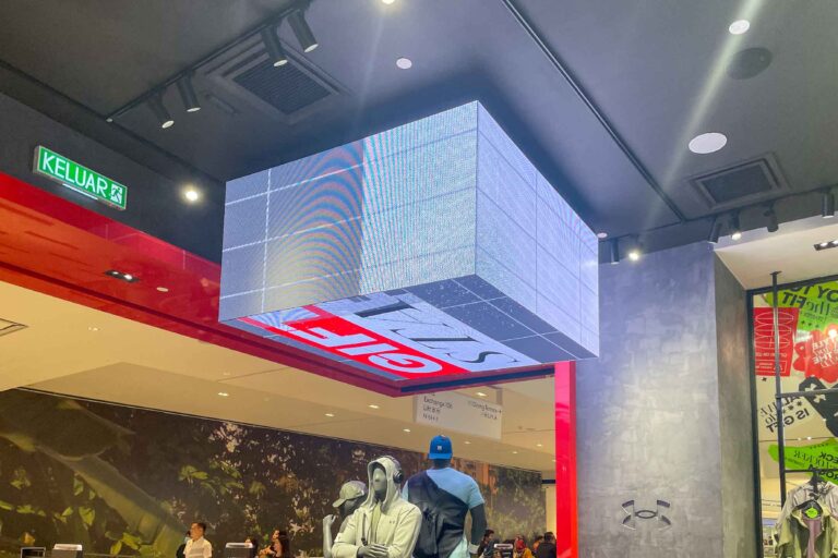 Indoor LED Screen at Under Armour, The Exchange TRX