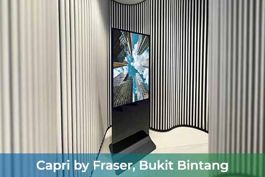 VEXO Digital Kiosk / Standee at Capri by Fraser, Bukit Bintang