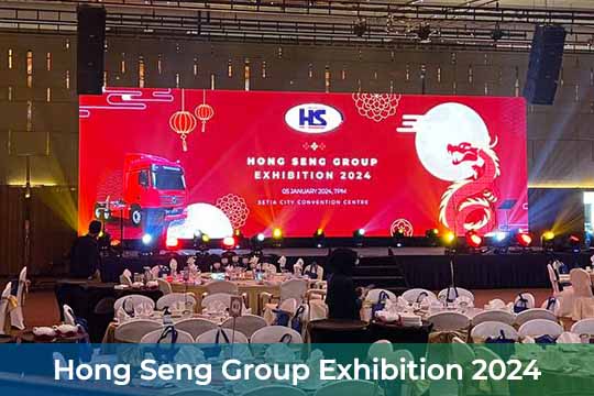 Event / Rental LED Screen at Hong Seng Group Exhibition 2024, Setia City Convention Centre