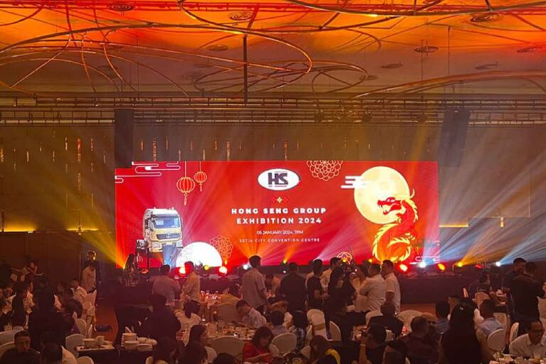 Event / Rental LED Screen at Hong Seng Group Exhibition 2024, Setia City Convention Centre