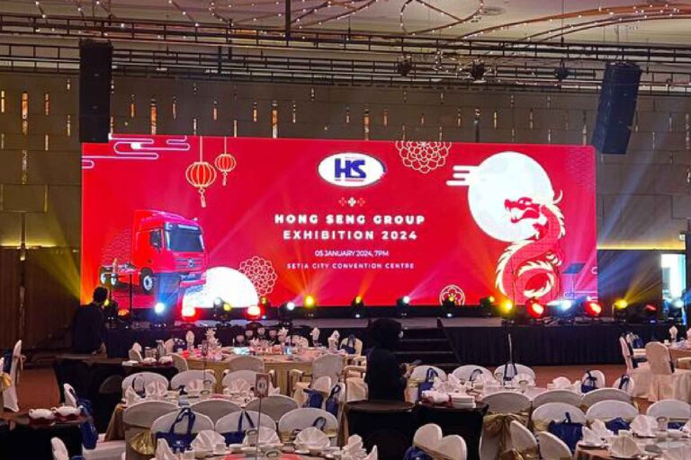 Event / Rental LED Screen at Hong Seng Group Exhibition 2024, Setia City Convention Centre