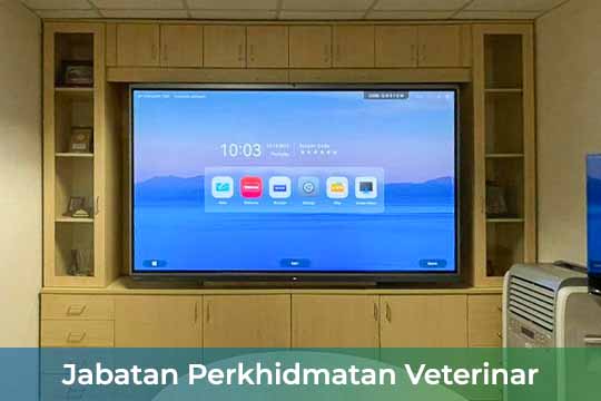 VEXO Smart Interactive Panel at Jabatan Perkhidmatan Veterinar