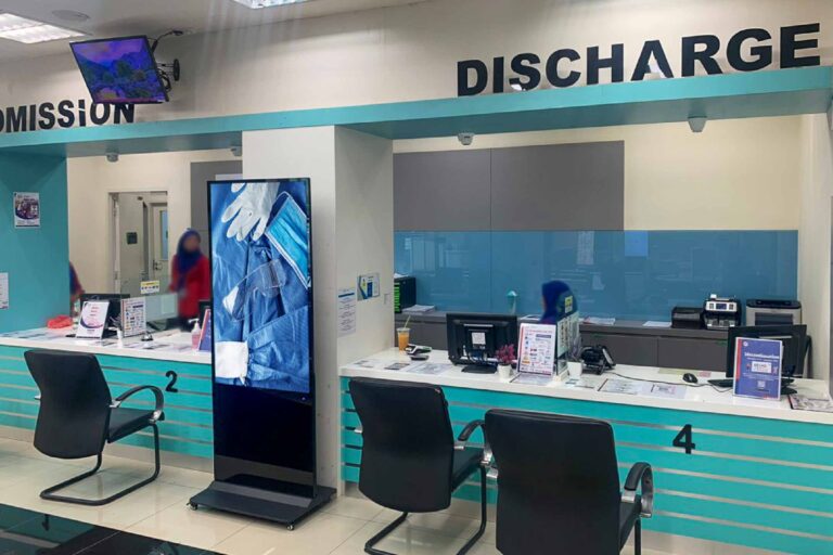 VEXO Digital Kiosk / Standee at KPJ Batu Pahat Specialist Hospital