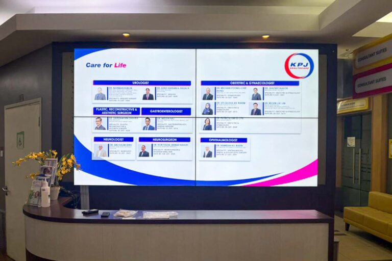 VEXO Video Wall Panel at Tawakkal Specialist Hospital