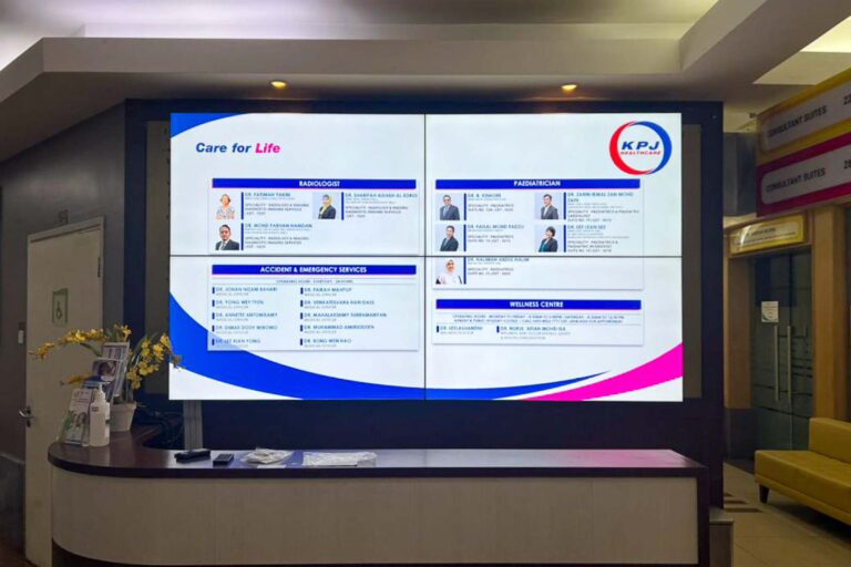 VEXO Video Wall Panel at Tawakkal Specialist Hospital