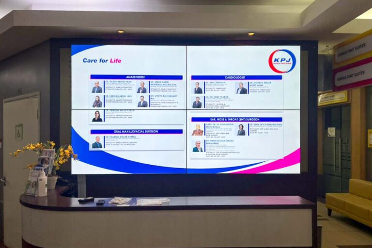 VEXO Video Wall Panel at Tawakkal Specialist Hospital