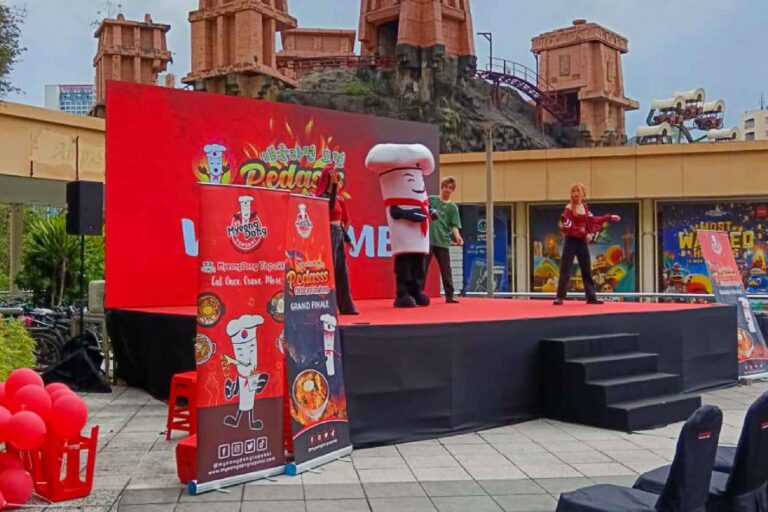 Event / Rental LED Screen at MyeonDong Topokki PEDASSS Chick-Yun Challenge, Sunway Pyramid
