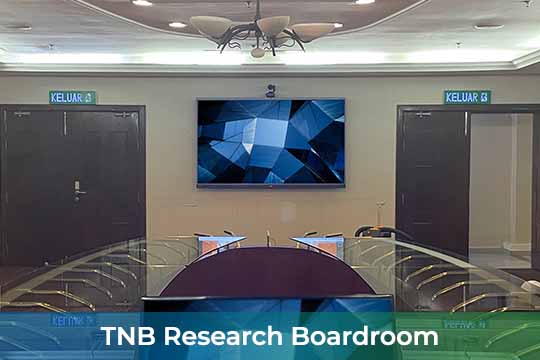 VEXO Smart Interactive Panel at TNB Research Sdn Bhd Boardroom
