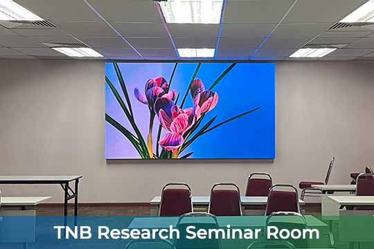 TNB Research Seminar Room | P1.5 VANTA COB microLED Screen